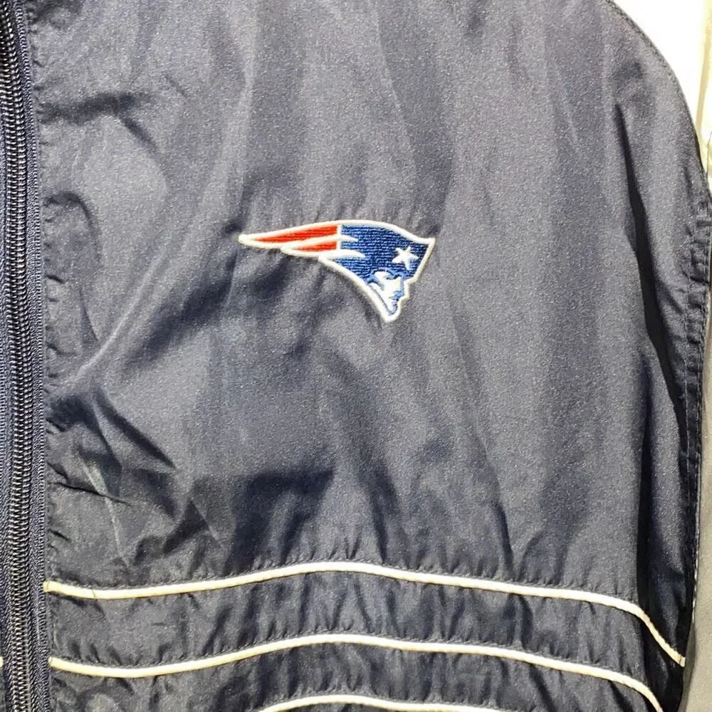 NFL Team‎ Apparel Reebok Men's Long-Sleeve Blue Windbreaker Jacket Extra Large